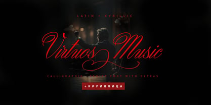 Virtuos Music Font Poster 1