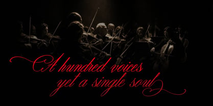 Virtuos Music Font Poster 2