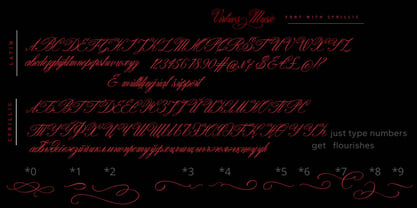Virtuos Music Font Poster 7