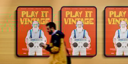 Retrocube Font Poster 4