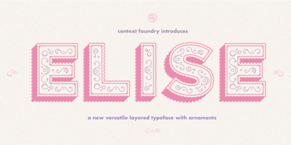Elise Font Poster 1