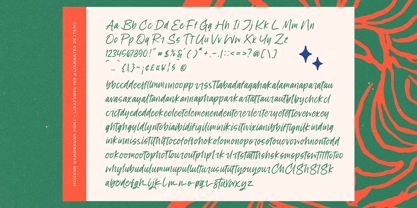 Pink Fields Font Poster 14