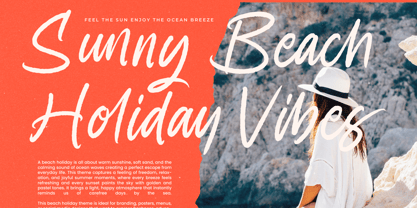 Pink Fields Font Poster 8