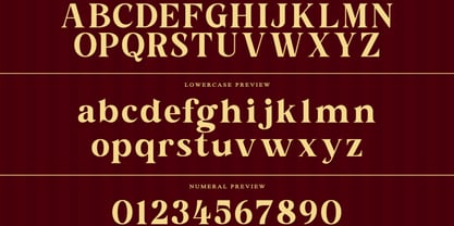 Nurencia Font Poster 2