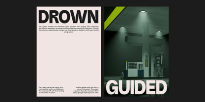 GC Methane Font Poster 12