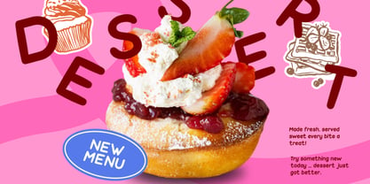 Sweet Kiddish Font Poster 5