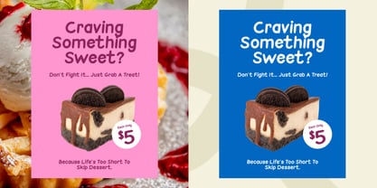 Sweet Kiddish Font Poster 4