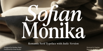 Sofian Monika Font Poster 1