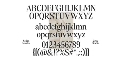 Sofian Monika Font Poster 15