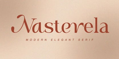 Nasterela Font Poster 1