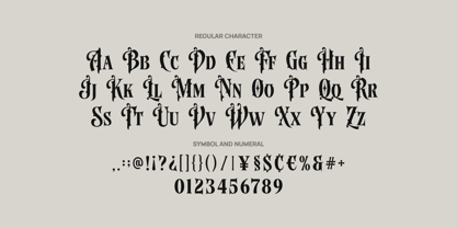 Athorie Font Poster 10