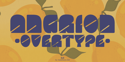 Angrion Font Poster 1