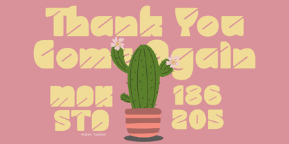 Angrion Font Poster 8