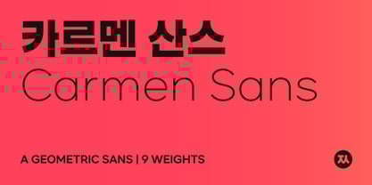 Carmen Sans Font Poster 1
