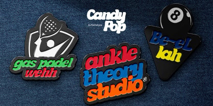 Candy Pop Font Poster 8