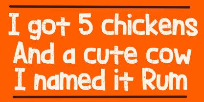 Wood Plank Font Poster 4