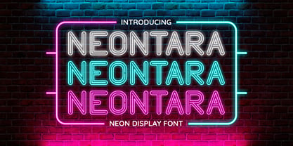 Neontara Font Poster 1