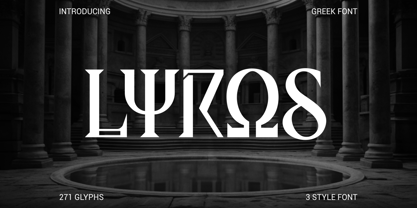 Lyros Font Poster 1