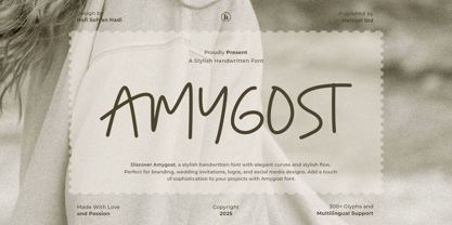 Amygost Font Poster 1