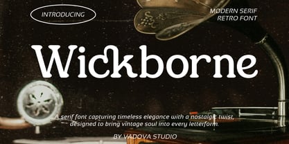 Wickborne Font Poster 1