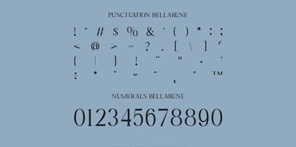 Bellarune Font Poster 3