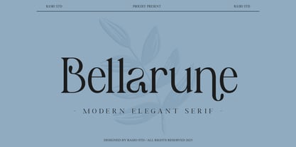 Bellarune Font Poster 6