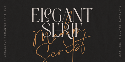 Anna Glave Font Poster 5