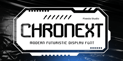 Chronext Font Poster 1