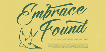 Amigdal Font Font Poster 4