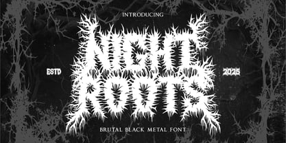 Night Roots Font Poster 1