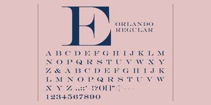 R41 Orlando Font Poster 3