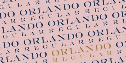 R41 Orlando Font Poster 6