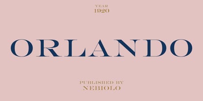 R41 Orlando Font Poster 2