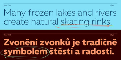 Rime Font Poster 9