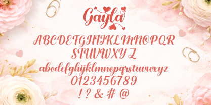 Gayla Font Poster 6