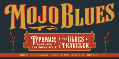 GW Mojo Blues Font Poster 1