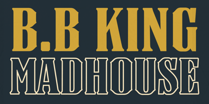 GW Mojo Blues Font Poster 3