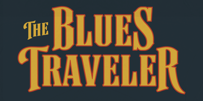 GW Mojo Blues Font Poster 9