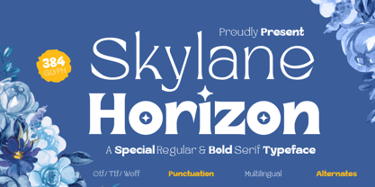 Skylane Horizon Font Poster 1