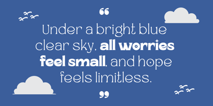 Skylane Horizon Font Poster 8