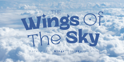 Skylane Horizon Font Poster 11