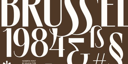 Noserta Font Poster 6