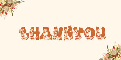 Plump Autumn Font Poster 10
