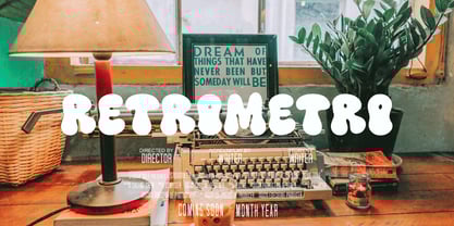 Meltipop Retro Font Poster 7