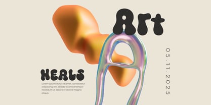 Meltipop Retro Font Poster 2