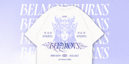 Demon stars Font Poster 12