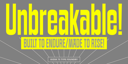 K73 Quglosk Font Poster 15