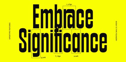 K73 Quglosk Font Poster 11