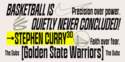 K73 Quglosk Font Poster 3