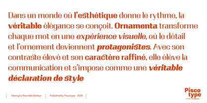 Ornamenta Font Poster 3